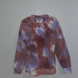 -boyfriend crew, tie dye, medium